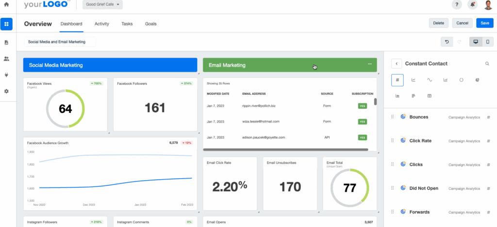 Email_and_social_media_dashboard