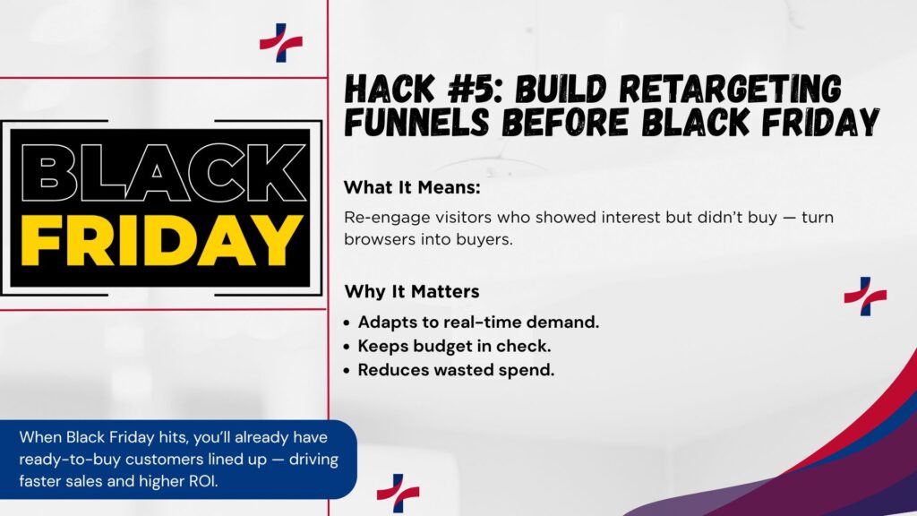 Build Retargeting Funnels Before Black Friday