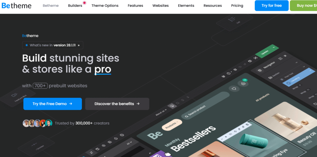 Betheme website image